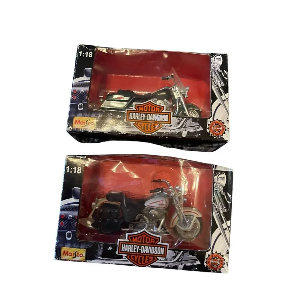 New Harley-Davidson Kids Die Cast Motorcycle Set 1:18 Set of 2